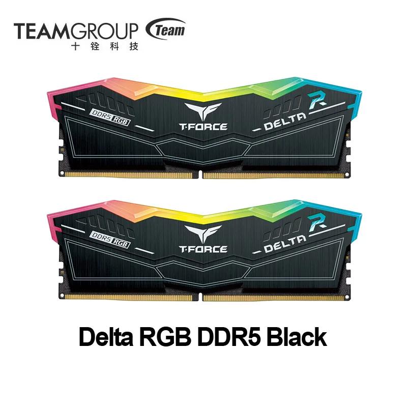 TEAMGROUP T-Force Ÿ RGB DDR5 , ũž ޸  , 600 700 ø Ĩ XMP 3.0 , 2x16GB 6000 6400, 7200MHz